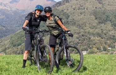 Tessin Bike Wochenende mit Bikerinnen oberhalb Arosio